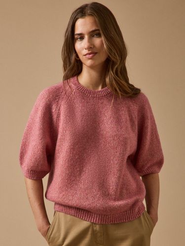 Pull irisé manches courtes femme - Cyrillus - Modalova