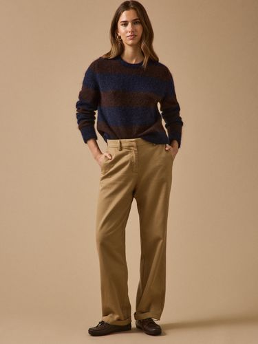 Pull rayé bicolore femme - Cyrillus - Modalova