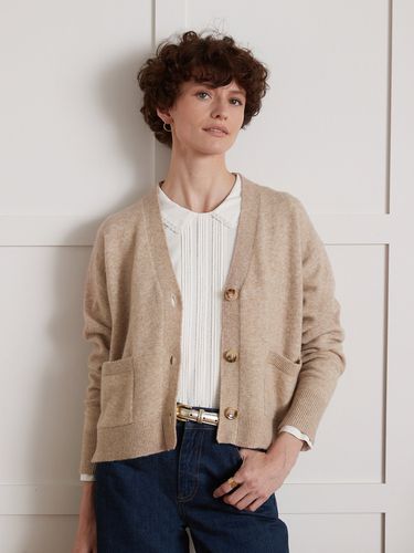 Cardigan col V boutonné femme - Cyrillus - Modalova