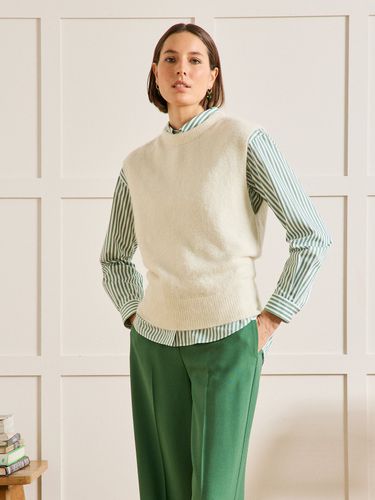 Pull sans manches mélange alpaga - Cyrillus - Modalova