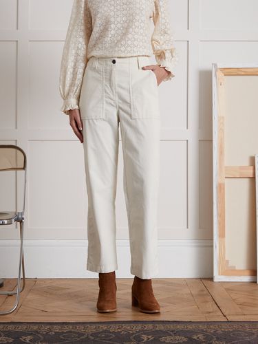 Pantalon cargo velours Léonie - Cyrillus - Modalova