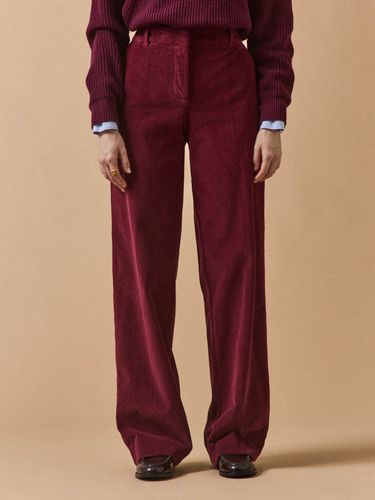 Pantalon large velours Juliette - Cyrillus - Modalova