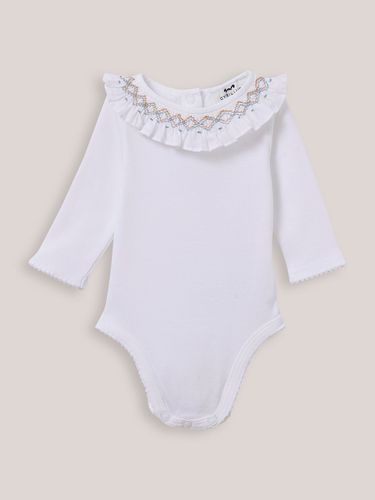 Body col en smocks - Coton biologique - Cyrillus - Modalova