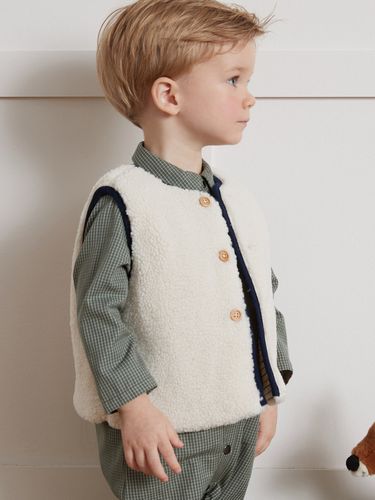 Veste sans manches en sherpa Bébé - Cyrillus - Modalova