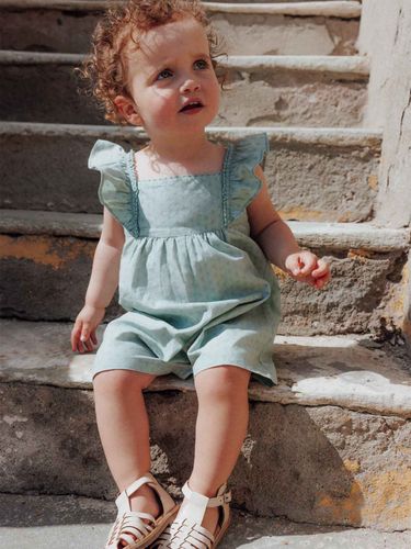 Combi-short manches volantées Bébé - Cyrillus - Modalova