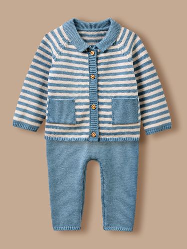 Ensemble en tricot rayé Bébé - Cyrillus - Modalova