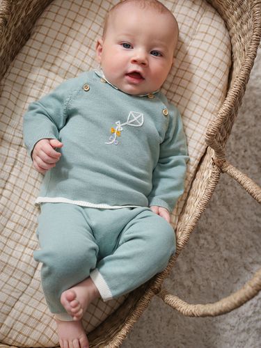 Ensemble en tricot Bébé - Coton biologique - Cyrillus - Modalova