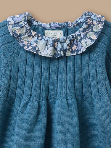 Robe tricot col Liberty Bébé - Cyrillus - Modalova