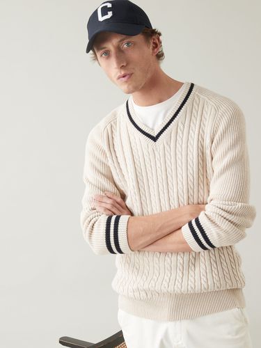 Pull col V esprit tennis homme - Cyrillus - Modalova