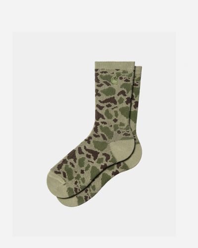 Camo Socks O/S - Camo Duck Jacquard - Carhartt WIP - Modalova