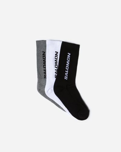 Everyday Crew 3-Pack Socks S - /WHITE/GREY MELANGE - Salomon - Modalova