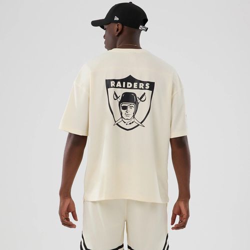 T-shirt Oversize Las Vegas Raiders NFL Historic Blanc unisex - New Era Cap - Modalova