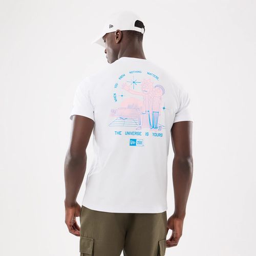 T-shirt Rick And Morty Blanc unisex - New Era Cap - Modalova