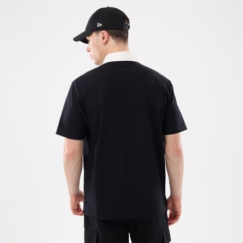 Chemise manche courte de rugby New Era noir unisex - New Era Cap - Modalova