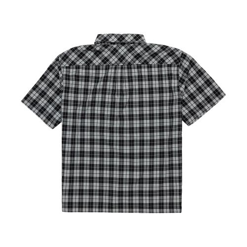 Chemise à Manches Courtes New Era Check Noir unisex - New Era Cap - Modalova