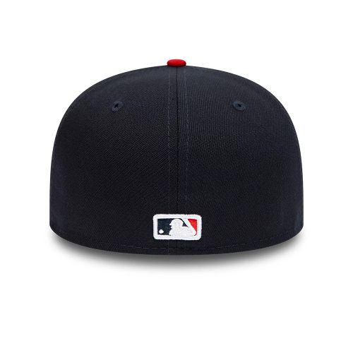Casquette 59FIFTY Fitted Cleveland Guardians Bleu Marine unisex - New Era Cap - Modalova