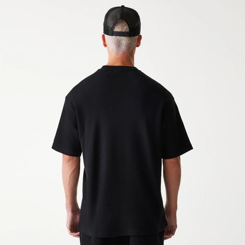 T-shirt Oversize New Era Waffle Noir unisex - New Era Cap - Modalova
