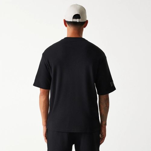 T-shirt Oversize Chicago Bulls NBA Waffle Noir unisex - New Era Cap - Modalova