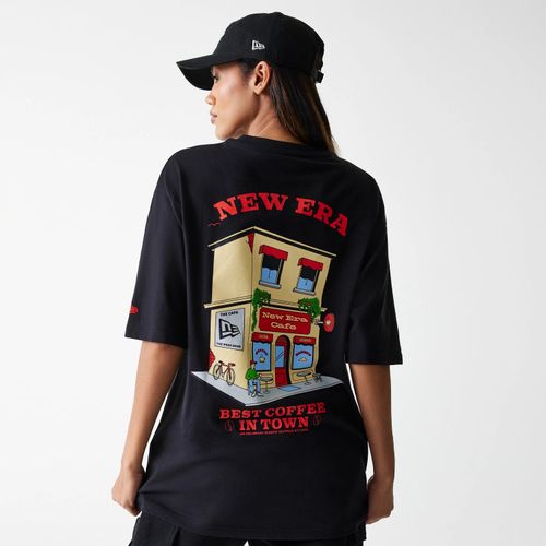 T-shirt Oversize New Era Cafe Graphic unisex - New Era Cap - Modalova