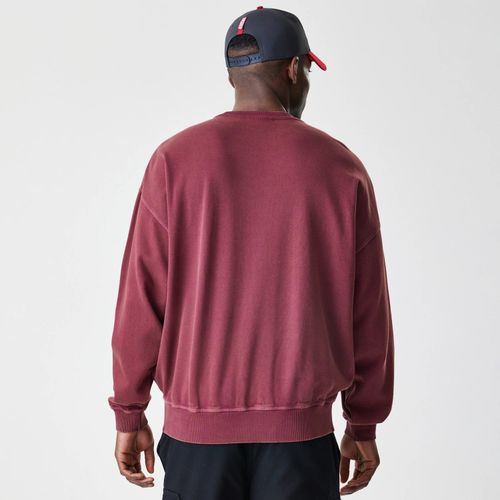Pull Oversize Délavé San Francisco 49ers NFL Rouge foncé unisex - New Era Cap - Modalova