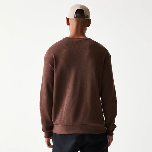 Pull Gaufré New Era Script Marron unisex - New Era Cap - Modalova