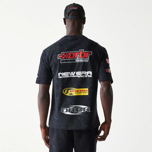 T-shirt Oversize Red Bull Racing Graphic Noir unisex - New Era Cap - Modalova