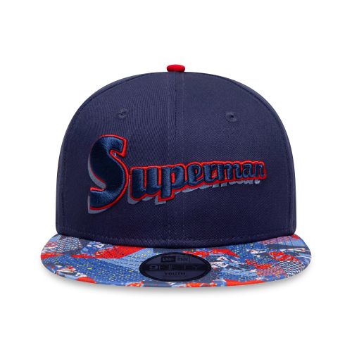 Casquette Enfant 9FIFTY Snapback Adjustable Superman DC Bleu marine unisex - New Era Cap - Modalova
