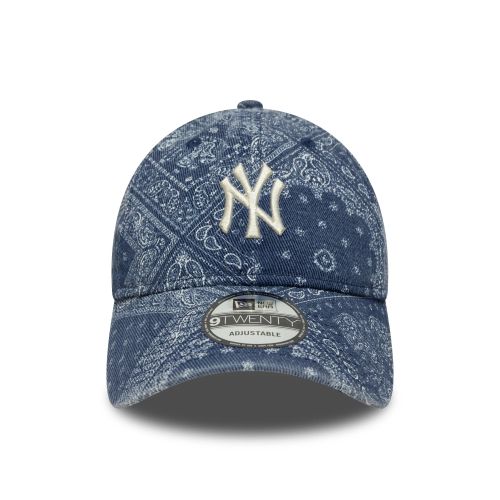 Casquette 9TWENTY New York Yankees MLB Washed Paisley Bleu Marine unisex - New Era Cap - Modalova