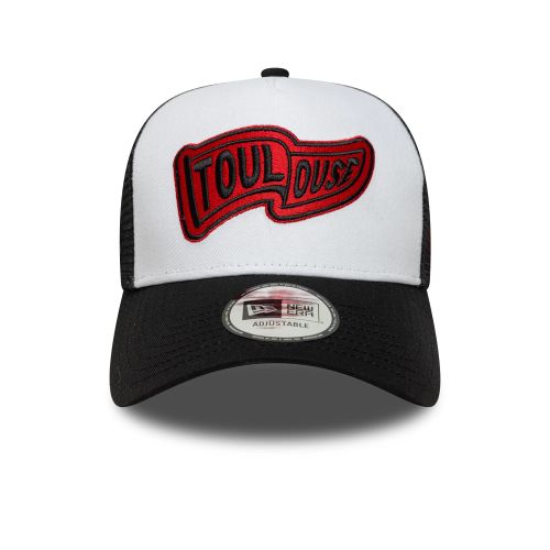 Casquette 9FORTY E-Frame Trucker Stade Toulousain Flag Blanc unisex - New Era Cap - Modalova