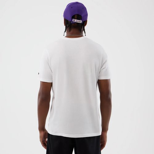 LA Lakers NBA Script Back To School White T-Shirt unisex - New Era Cap - Modalova