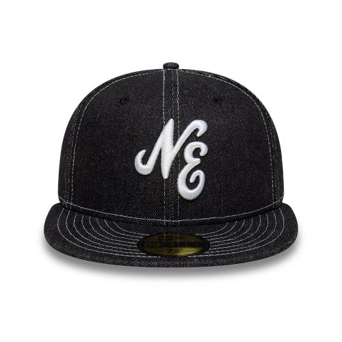 Casquette 59FIFTY Fitted New Era Denim Noir unisex - New Era Cap - Modalova