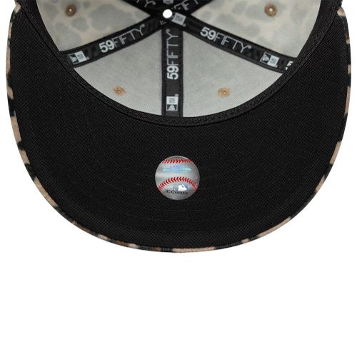 Casquette 59FIFTY Fitted New York Yankees Animal Print Léopard Noir unisex - New Era Cap - Modalova