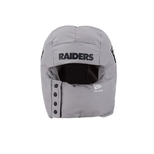 Chapka Las Vegas Raiders NFL Puffer Helmet Gris unisex - New Era Cap - Modalova