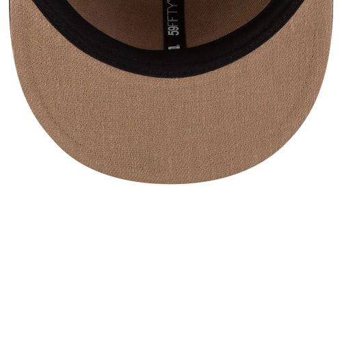 Casquette 59FIFTY Fitted Retro Crown Chicago Cubs Utility Linen Marron unisex - New Era Cap - Modalova