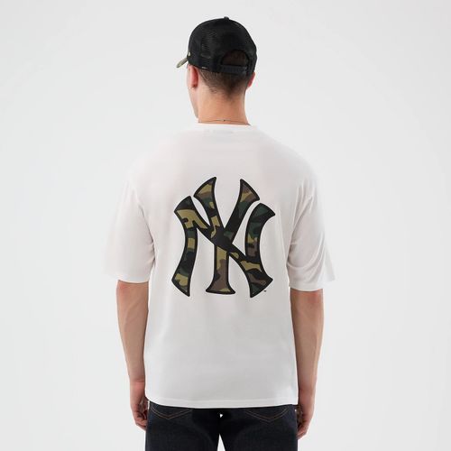 T-shirt Oversize Infill New York Yankees MLB Blanc unisex - New Era Cap - Modalova
