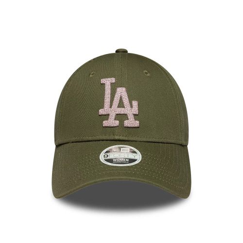 Casquette femme 9FORTY ajustable Metallic LA Dodgers MLB vert foncé unisex - New Era Cap - Modalova