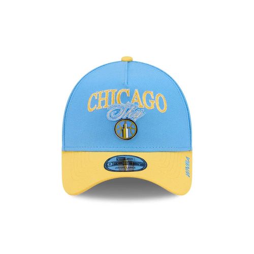 Chicago Sky WNBA Tip Off 2026 casquette bleu clair 9FORTY A-Frame Adjustable unisex - New Era Cap - Modalova