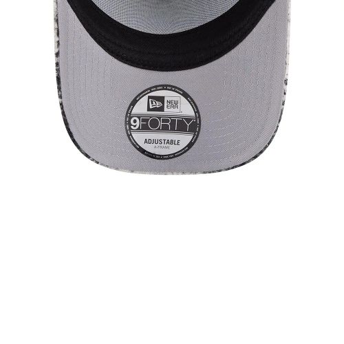 Casquette 9FORTY A-Frame Trucker New Era Plaid Blanc & Noir unisex - New Era Cap - Modalova