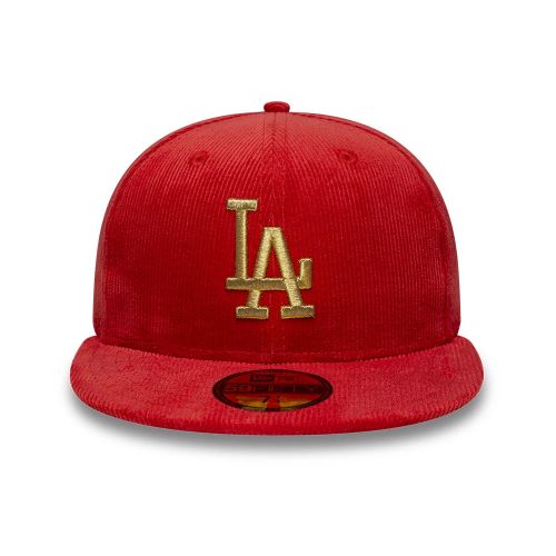Casquette 59FIFTY Fitted LA Dodgers MLB en velours côtelé Rouge unisex - New Era Cap - Modalova