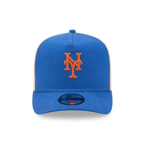 Casquette 9FIFTY A-Frame Snapback Grained New York Mets MLB Bleu unisex - New Era Cap - Modalova