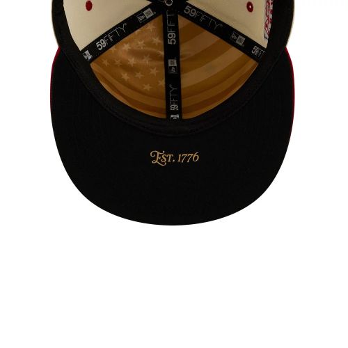 Casquette 59FIFTY Fitted Boston Red Sox MLB 4th Of July 2026 Crème unisex - New Era Cap - Modalova