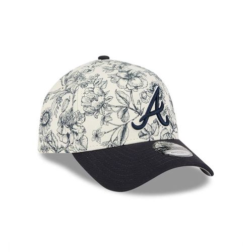 Casquette 9FORTY A-Frame Atlanta Braves MLB Spring Floral Bleu marine unisex - New Era Cap - Modalova