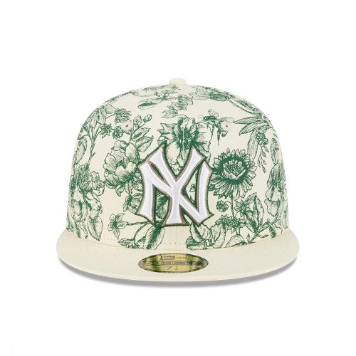 Casquette 59FIFTY Fitted New York Yankees MLB Spring Floral Blanc unisex - New Era Cap - Modalova