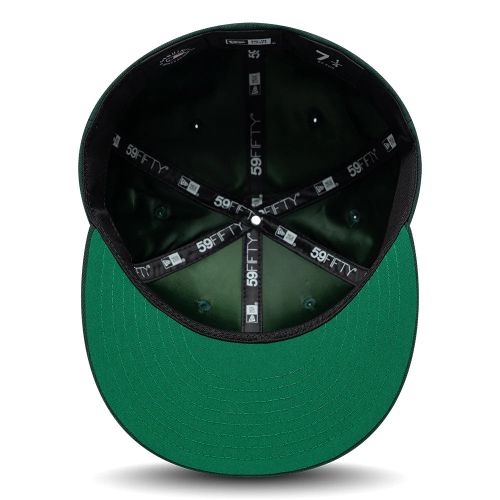 Casquette 59FIFTY Fitted Athletics MLB Sidepatch Vert foncé unisex - New Era Cap - Modalova