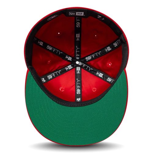 Casquette 59FIFTY Fitted LA Angels MLB Sidepatch Rouge unisex - New Era Cap - Modalova