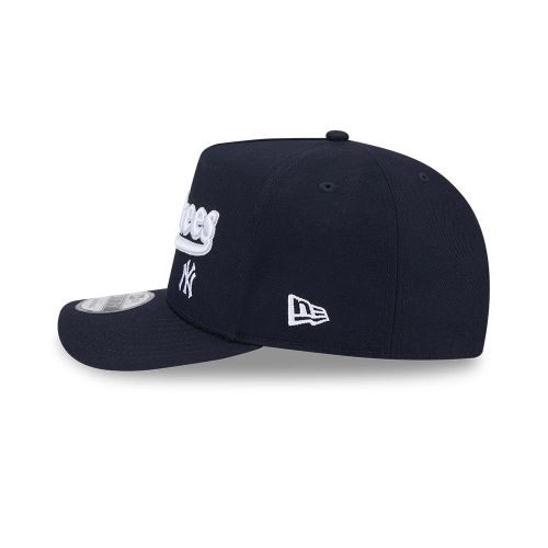 Casquette 9FIFTY A-Frame New York Yankees Pennant Script Bleu Marine unisex - New Era Cap - Modalova