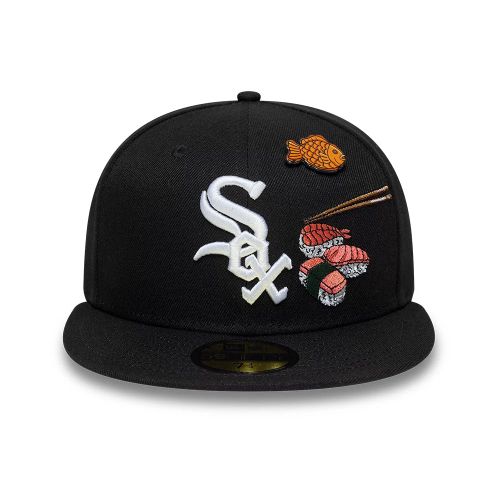 Casquette 59FIFTY Fitted Chicago White Sox MLB Food Noir unisex - New Era Cap - Modalova