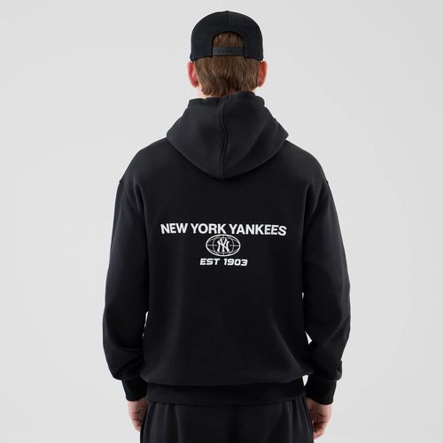 Sweat à capuche Oversize New York Yankees MLB Logo Noir unisex - New Era Cap - Modalova