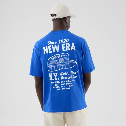T-shirt Oversize Graphic Bleu unisex - New Era Cap - Modalova