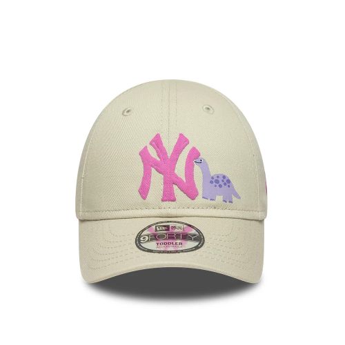 Casquette Bébé 9FORTY Adjustable New York Yankees MLB Dino Crème unisex - New Era Cap - Modalova